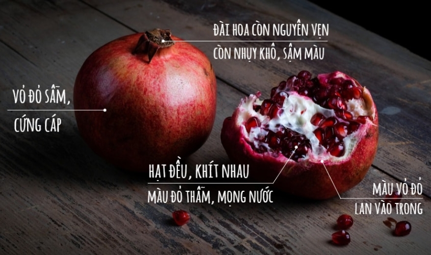 Cách chọn lựu ngon cho mẹ bầu